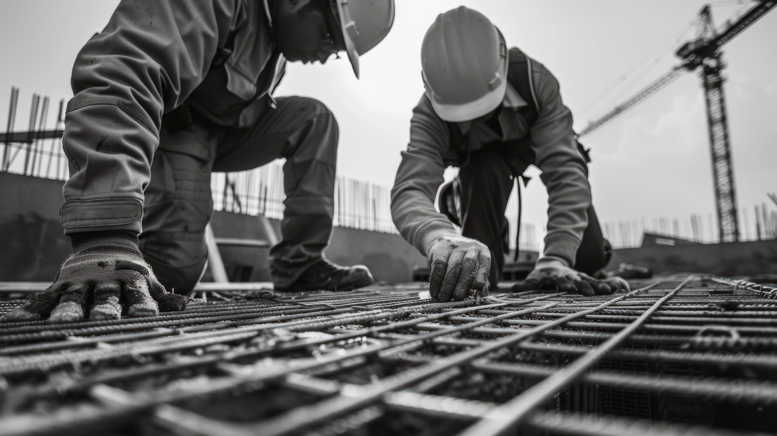 monochrome-scene-depicting-life-workers-construction-industry-site